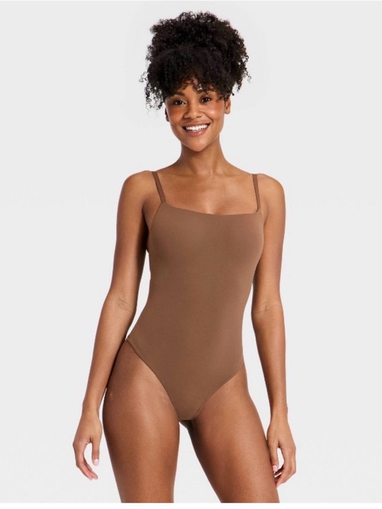 Auden Tops - Auden Luxe Camisole Thong Bodysuit NWT XXL